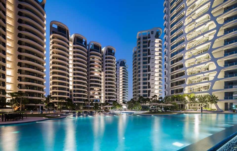 Cape Royale towers by the pool